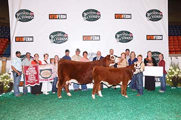 National Champion Cow/Calf at 2022 JNHE