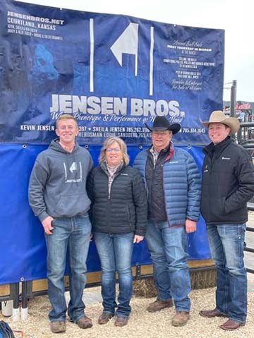 Jensen Family exhibits at the Inaugural Denver Yards Show 2022