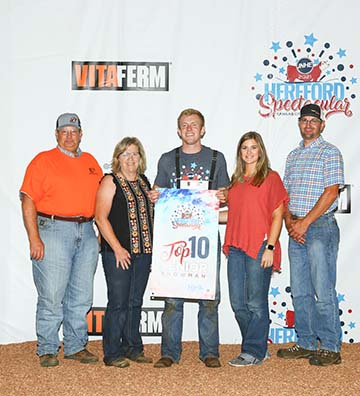 Ben Jensen Top Ten Senior Showman